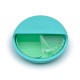 Melii Spin 3 Compartment Snack Container Turquoise