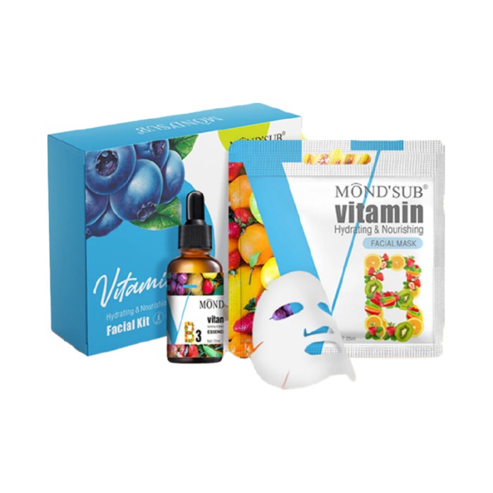 Mondsub Facial Kit - Vitamin B3 Hydrating & Nourishing