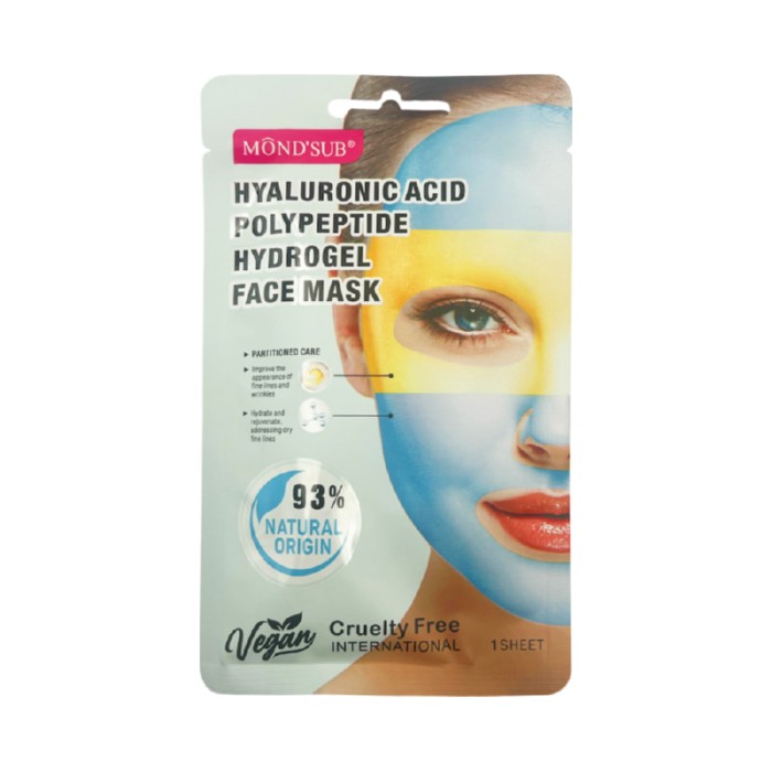 Mondsub Hydrogel Face Mask 28g - Hyaluronic Acid Polypeptide