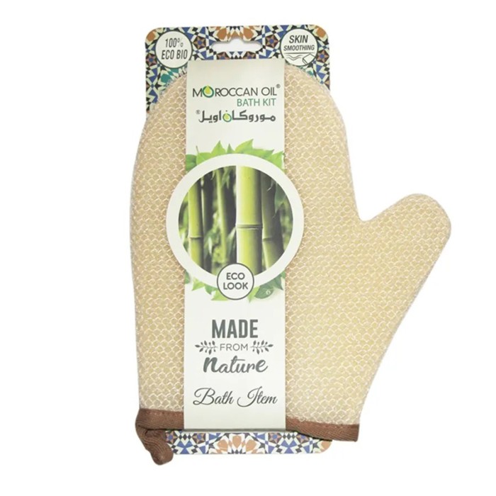 Moroccanoil Bath Glove Moroccan Luffa, Beige