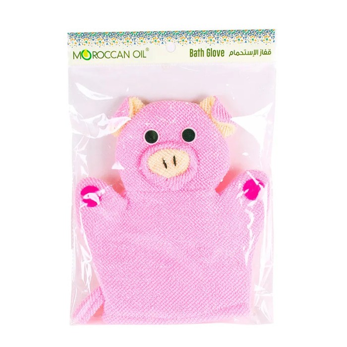 Moroccanoil Bath Glove Pink Pig