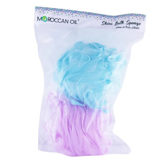 Moroccanoil Bath Sponge (Blue & Violet) 2 in 1
