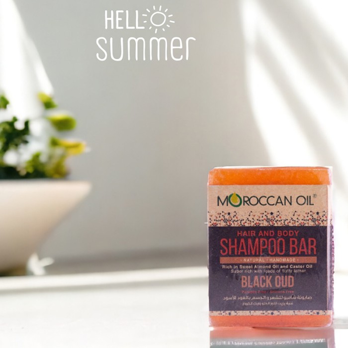 Moroccanoil Hair & Body Shampoo Bar Black Oud 280g