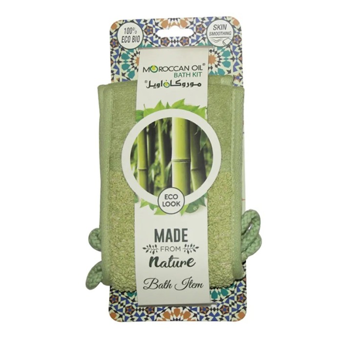 Moroccanoil Ramie Back Strap Moroccan Luffa, Green