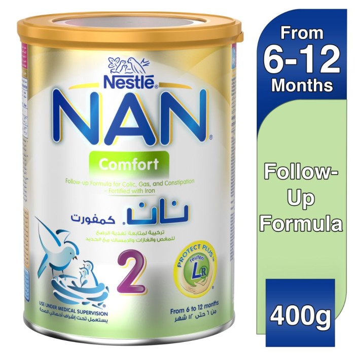 NESTLE NAN Comfort Stage 2 Premium Starter Infant Formula Powder 6-12M 400g