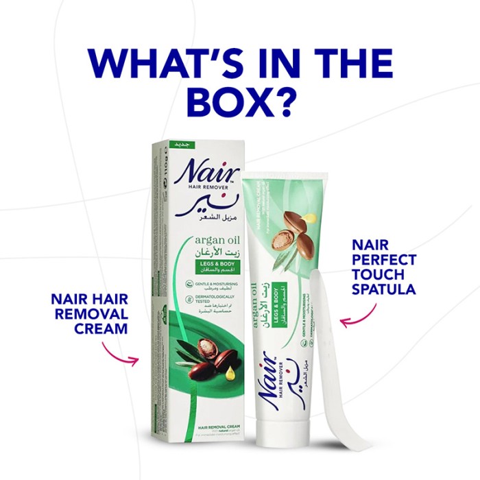 Nair Hair Remover Cream Tube Argan Oil 110gm