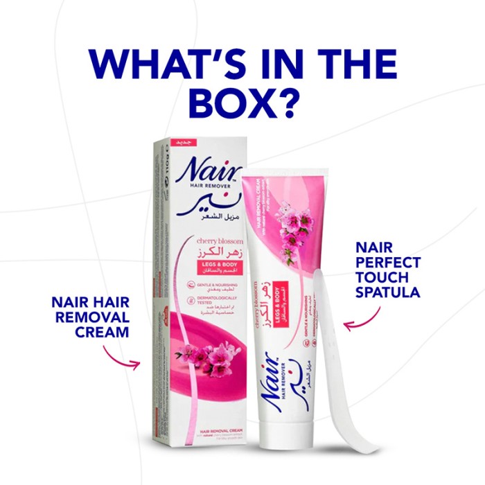Nair Hair Remover Cream Tube Cherry Blossom 110gm
