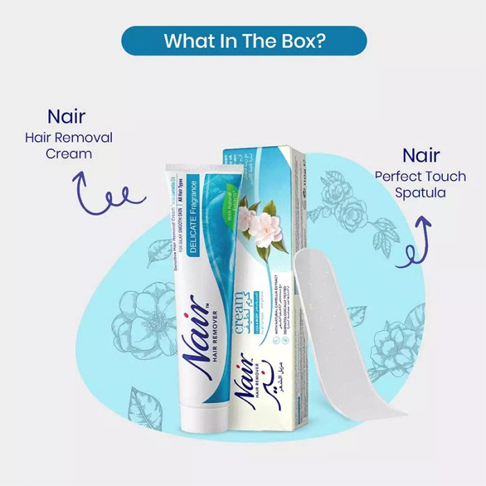 Nair Hair Remover Cream Tube Delicate Fragrance 110g
