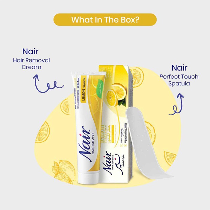 Nair Hair Remover Cream Tube Lemon 110g