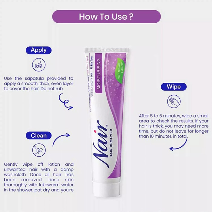 Nair Hair Remover Cream Tube Moisturising 110g