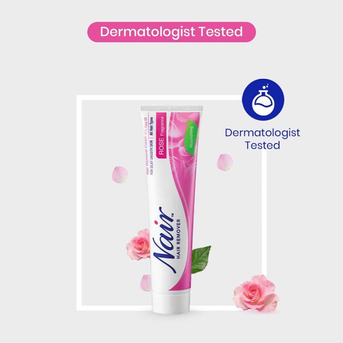 Nair Hair Remover Cream Tube Rose 110g