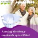 Nateen Combi Ultra Adult Diapers L, 10 Pcs