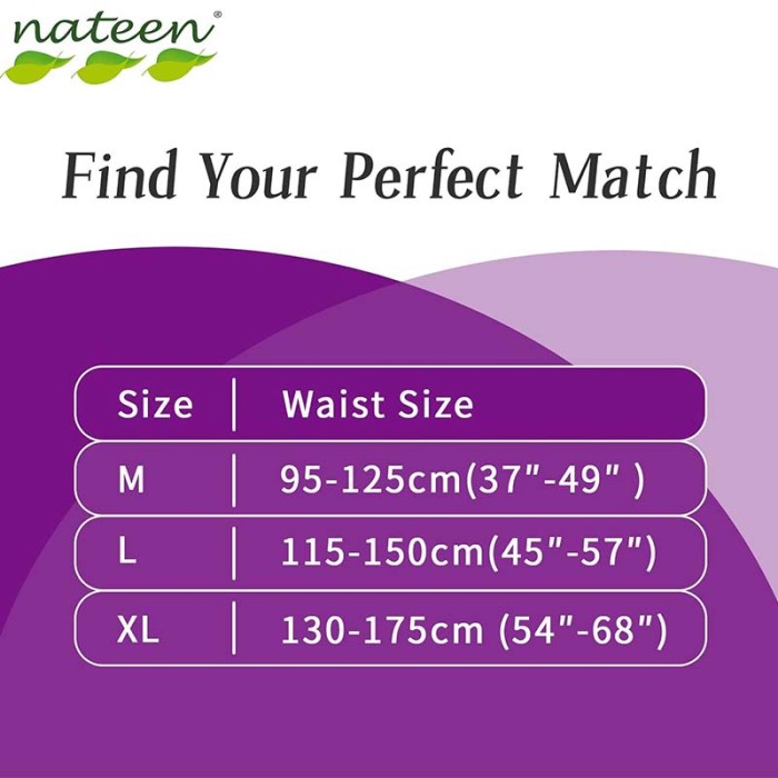 Nateen Combi Ultra Adult Diapers L, 10 Pcs