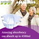 Nateen Combi Ultra Adult Diapers XL, 10 Pcs
