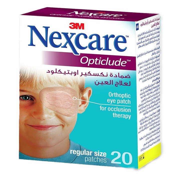 Nexcare 1539 Opticlude Orthoptic Eye Patch, Regular, 20/Box