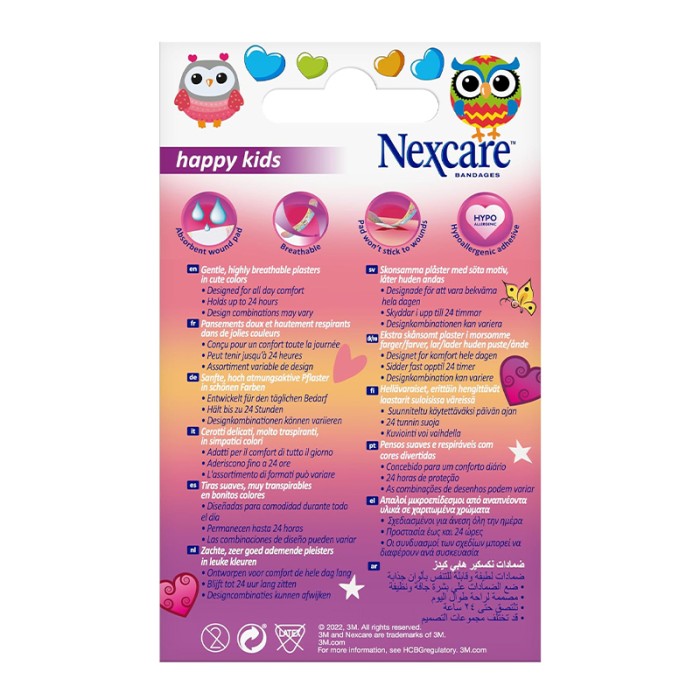 Nexcare Happy Kids Plasters Magic, Assorted, 20/Pack