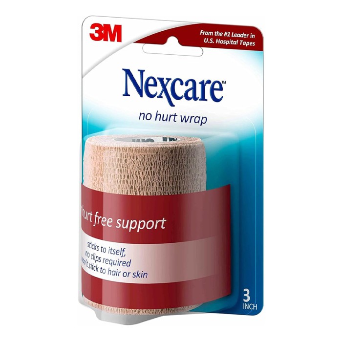 Nexcare No Hurt Wrap 3 X 2.2 Yds, Tan