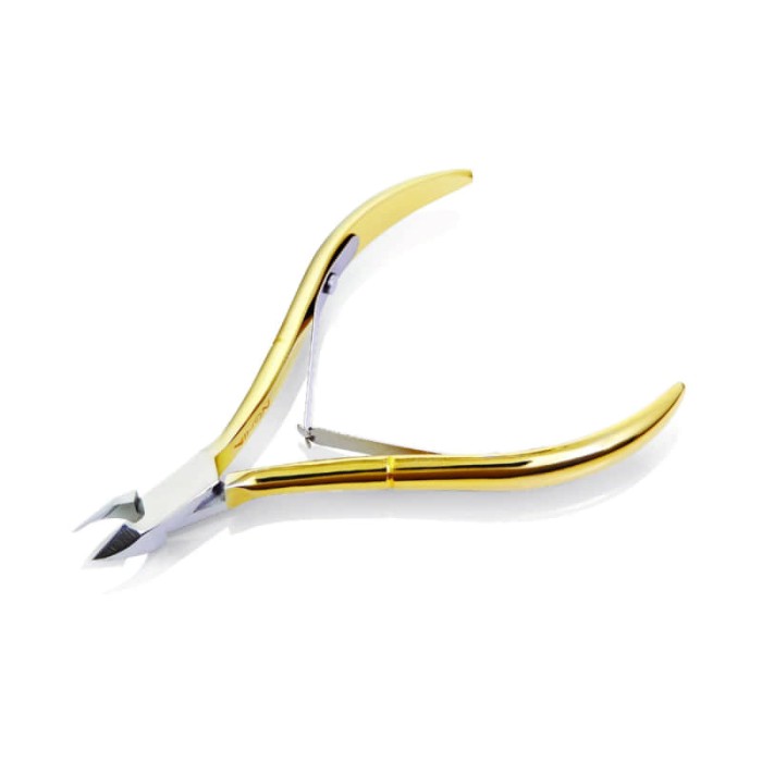 Nghia Gold Plated Nail Nipper N-118 (Double Spring)