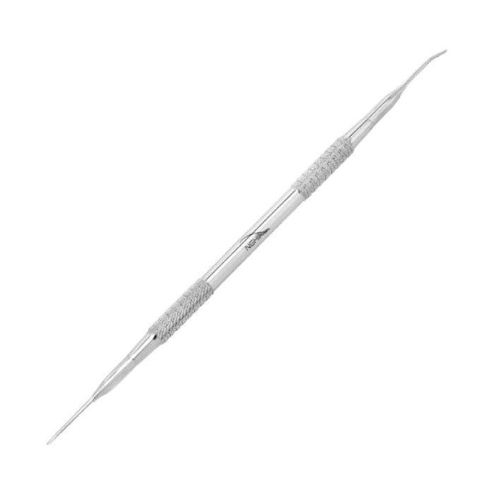 Nghia P-15 Stainless Steel Cuticle Pusher – 161mm Double-Ended Nail Care Tool for Professional Manicure & Cuticle Removal