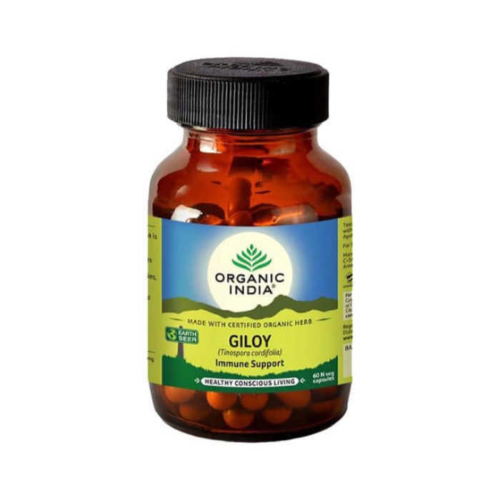 ORGANIC INDIA Giloy Tinospora Cordifolia 90 Capsules