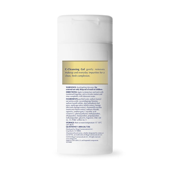 Obagi C Cleansing Gel 177ml
