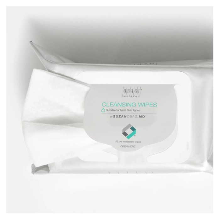 Obagi On The Go Cleansing and Makeup Removing Wipes 25Pcs