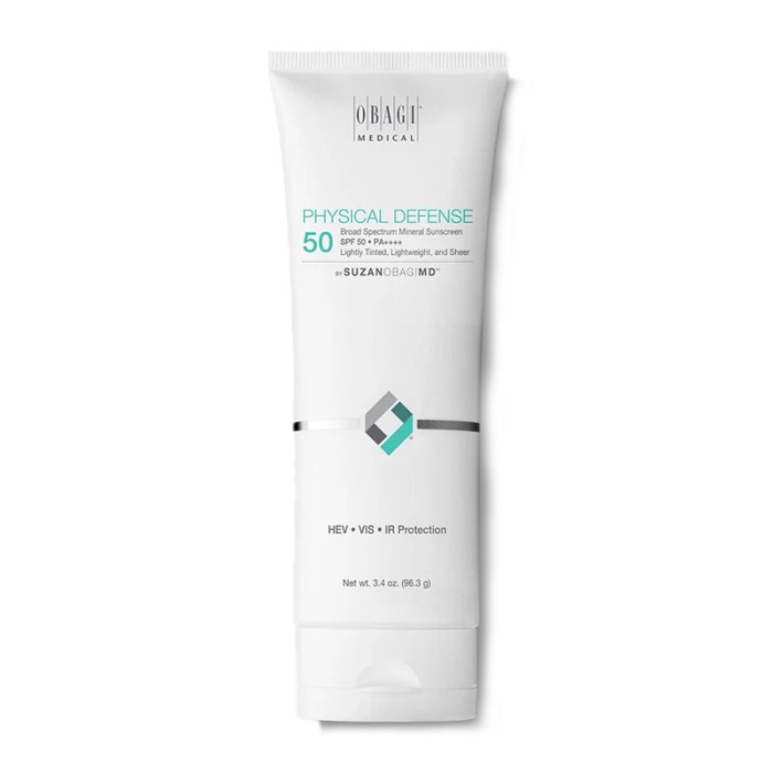 Obagi Somd Physical Defense Tined SPF50 Sunscreen 96g