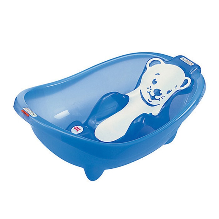 OKBaby Buddy Bath Seat With Slip-Free Rubber Light Blue
