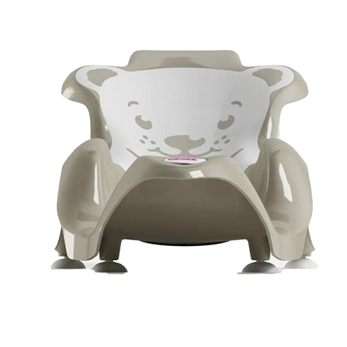 OKBaby Buddy Bath Seat With Slip-Free Rubber Grey
