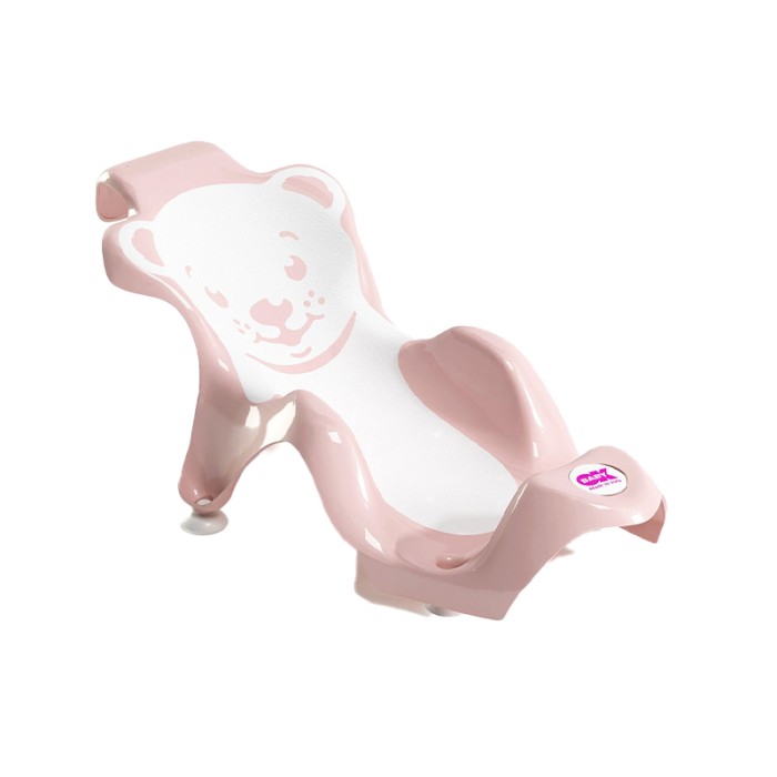 OKBaby Buddy Bath Seat With Slip-Free Rubber Light Pink