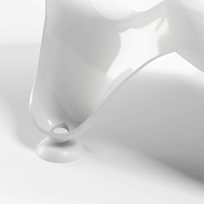 OKBaby Buddy Bath Seat With Slip-Free Rubber White