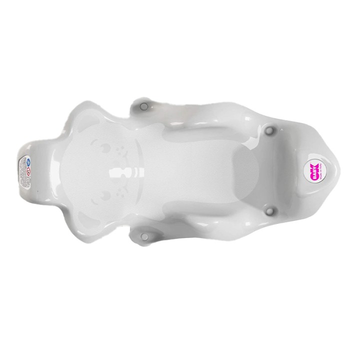 OKBaby Buddy Bath Seat With Slip-Free Rubber White