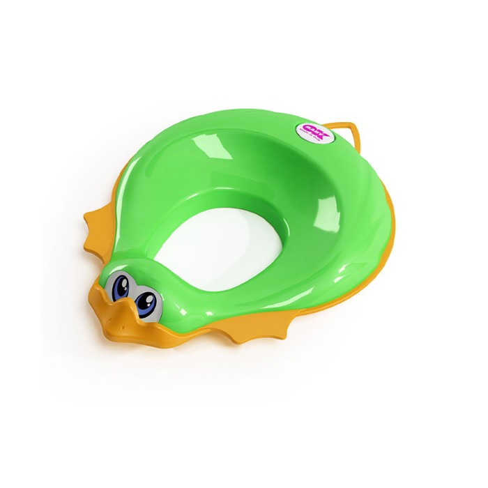 OKBaby Ducka Funny Toilet Seat Reducer With Slip-Proof Edge Green