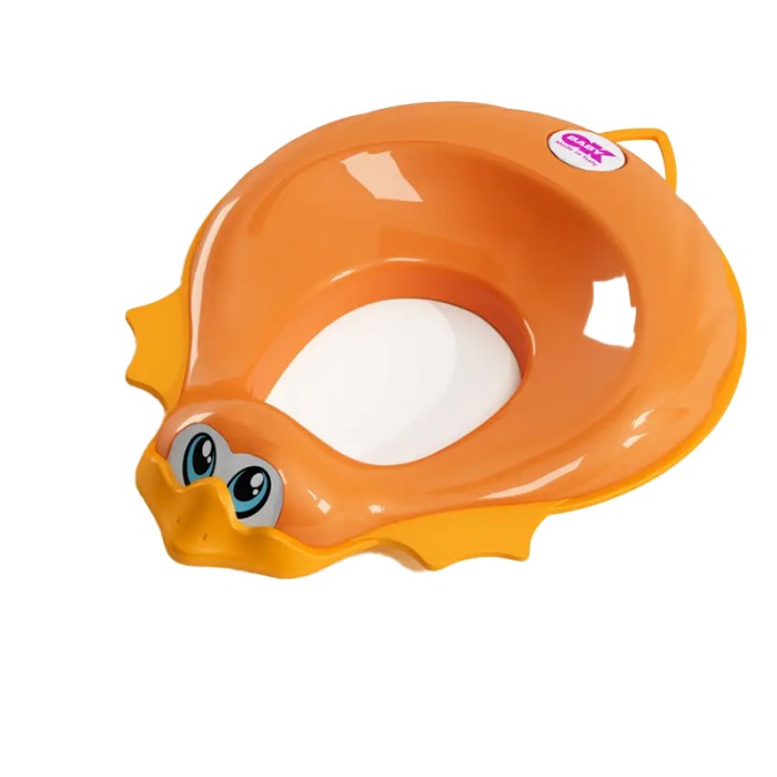 OKBaby Ducka Funny Toilet Seat Reducer With Slip-Proof Edge Orange
