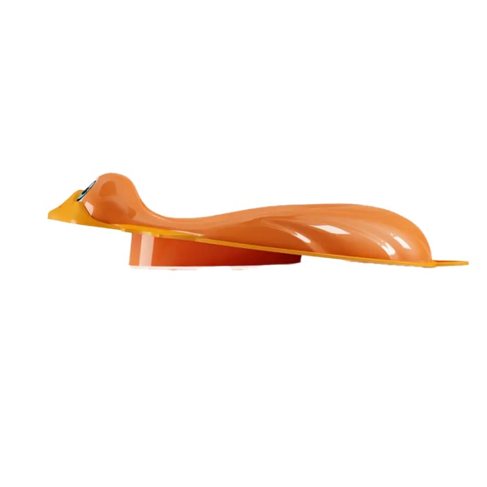 OKBaby Ducka Funny Toilet Seat Reducer With Slip-Proof Edge Orange