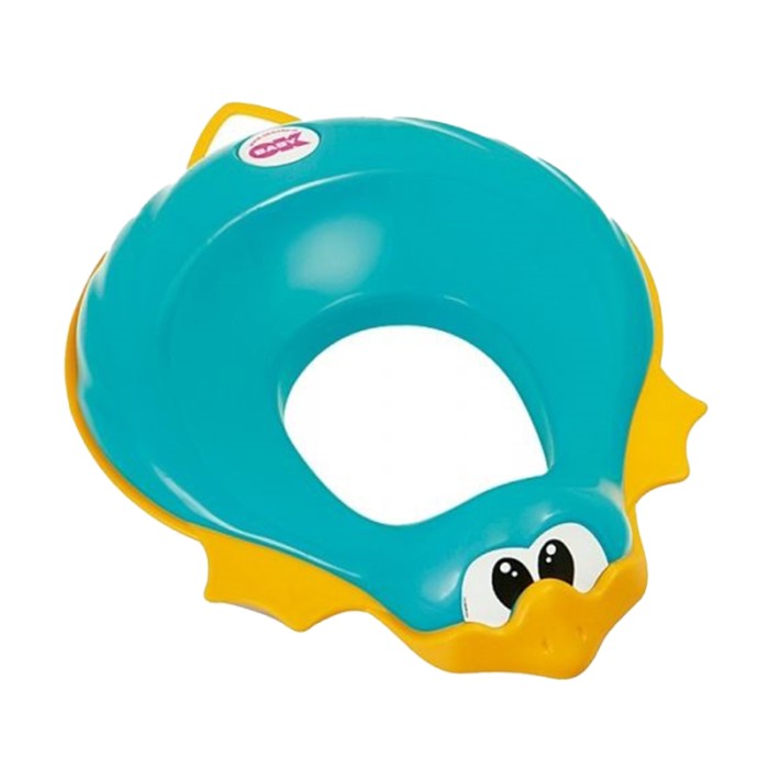 OKBaby Ducka Funny Toilet Seat Reducer With Slip-Proof Edge Pistagreen