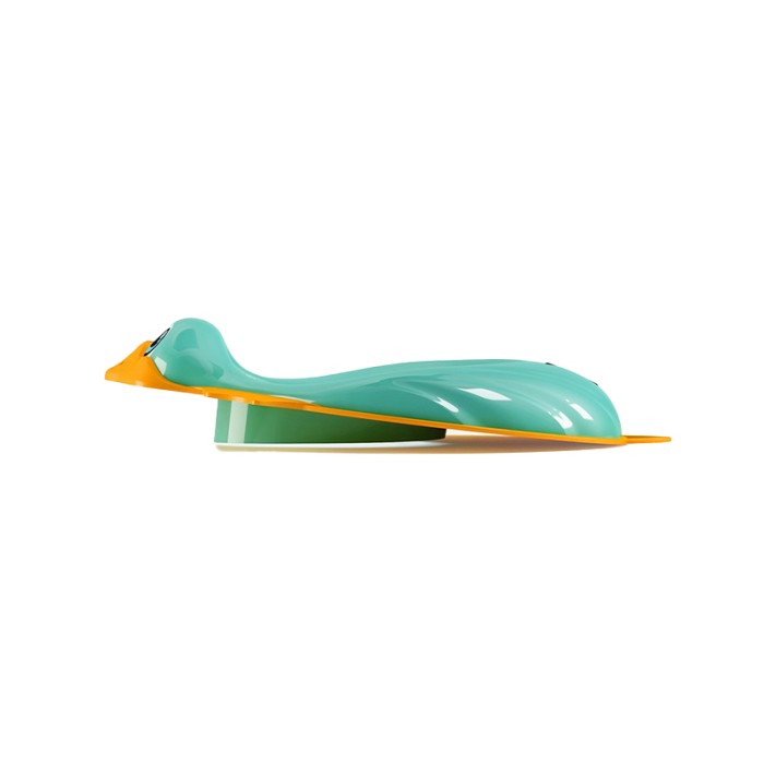 OKBaby Ducka Funny Toilet Seat Reducer With Slip-Proof Edge Pistagreen