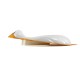 OKBaby Ducka Funny Toilet Seat Reducer With Slip-Proof Edge White