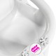 OKBaby Flipper Evolution Bath Seat With Slip-Free Rubber White
