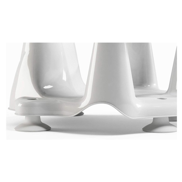 OKBaby Flipper Evolution Bath Seat With Slip-Free Rubber White