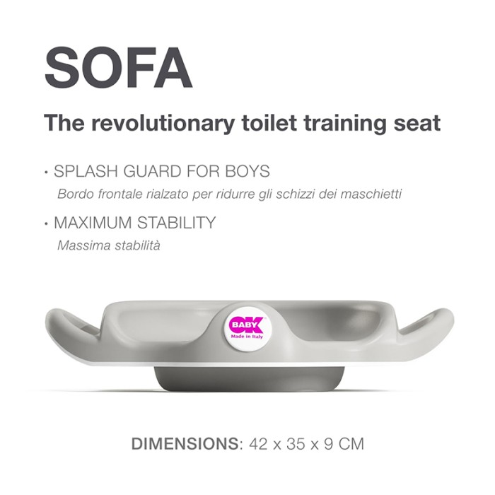 OKBaby Pinguo Soft Toilet Seat Reducer Grey