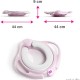 OKBaby Pinguo Soft Toilet Seat Reducer Light Pink