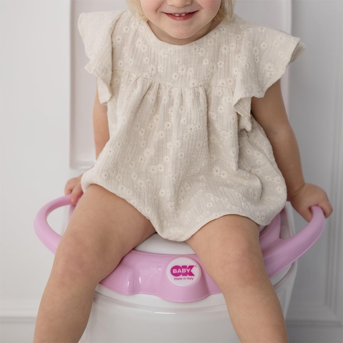 OKBaby Pinguo Soft Toilet Seat Reducer Pink