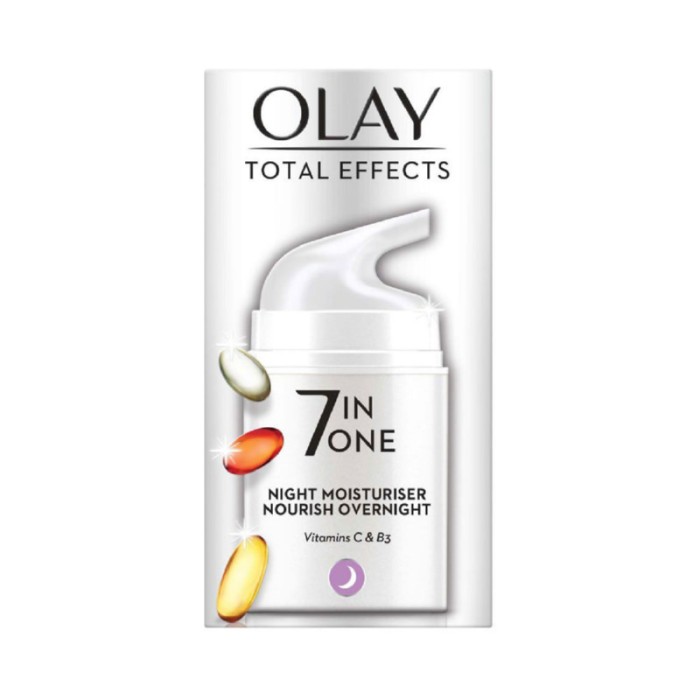 Olay Face Moisturizer Total Effects 7 in - 1 Firming Night Cream With Vit B3 50g