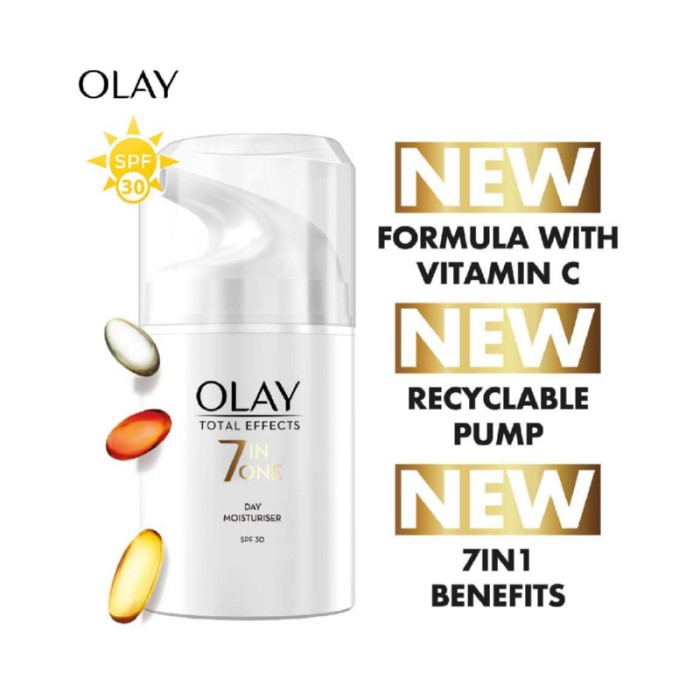 Olay Face Moisturizer Total Effects 7 in - 1 Firming Night Cream With Vit B3 50g