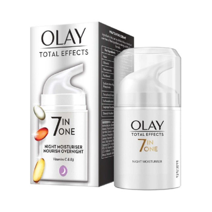 Olay Face Moisturizer Total Effects 7 in - 1 Firming Night Cream With Vit B3 50g