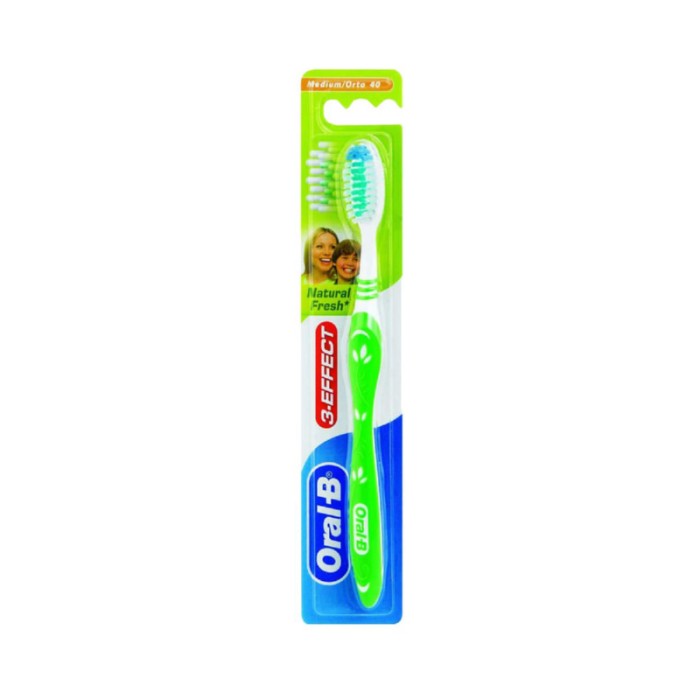 Oral-B 3 Effect Natural Fresh, 40, Medium