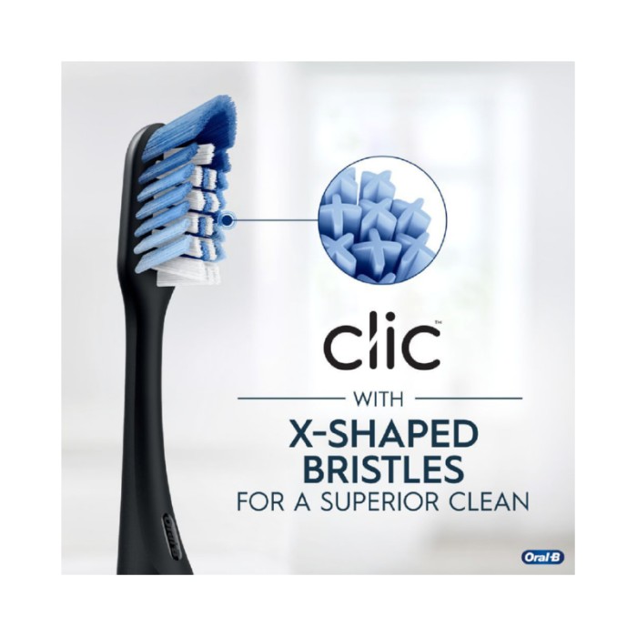 Oral-B Clic Toothbrush Head Replacements - Pack of 2