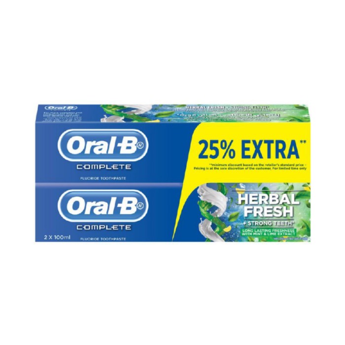 Oral-B Complete Herbal Fresh - Pack of 2