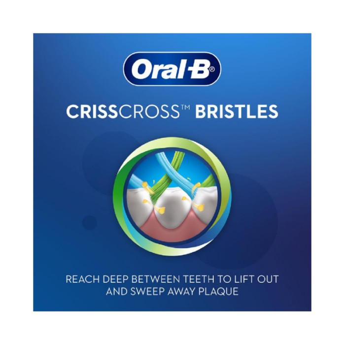 Oral-B Criss Cross Toothbrush w/ Neem Extract - Medium - 4pcs